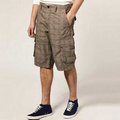 Gingham Cargo Shorts